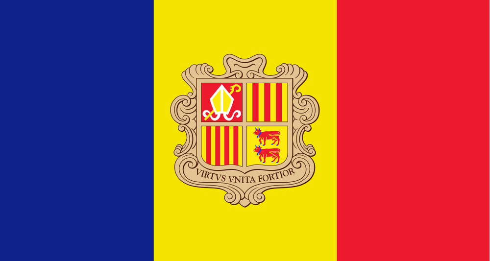 Andorra's national flag