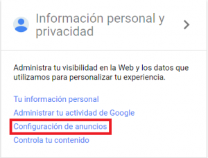 Anuncios Google